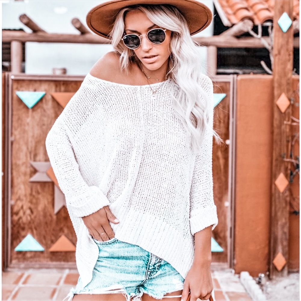 Lightweight Soft Spring Off Shoulder Top - Picture 1 of 6